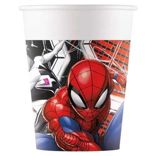 Spiderman World of Webs papkrus 200 ml , 8 stk